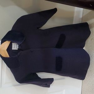 Girls navy pea coat